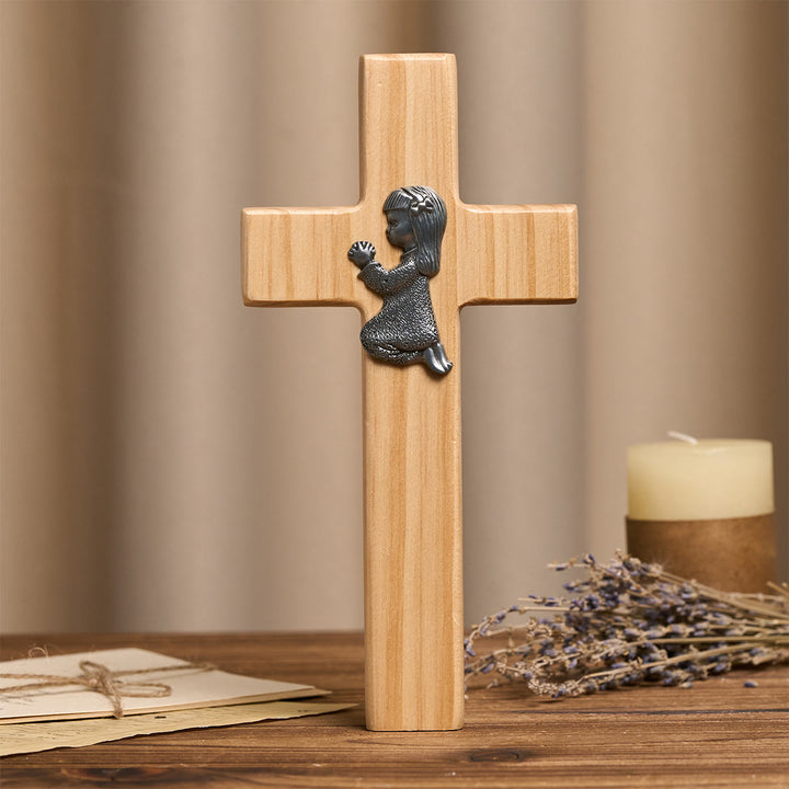 Christianartworkshop Holzkreuz als Tischdekoration: Andacht & Glaube aus der Kindheit - image 5