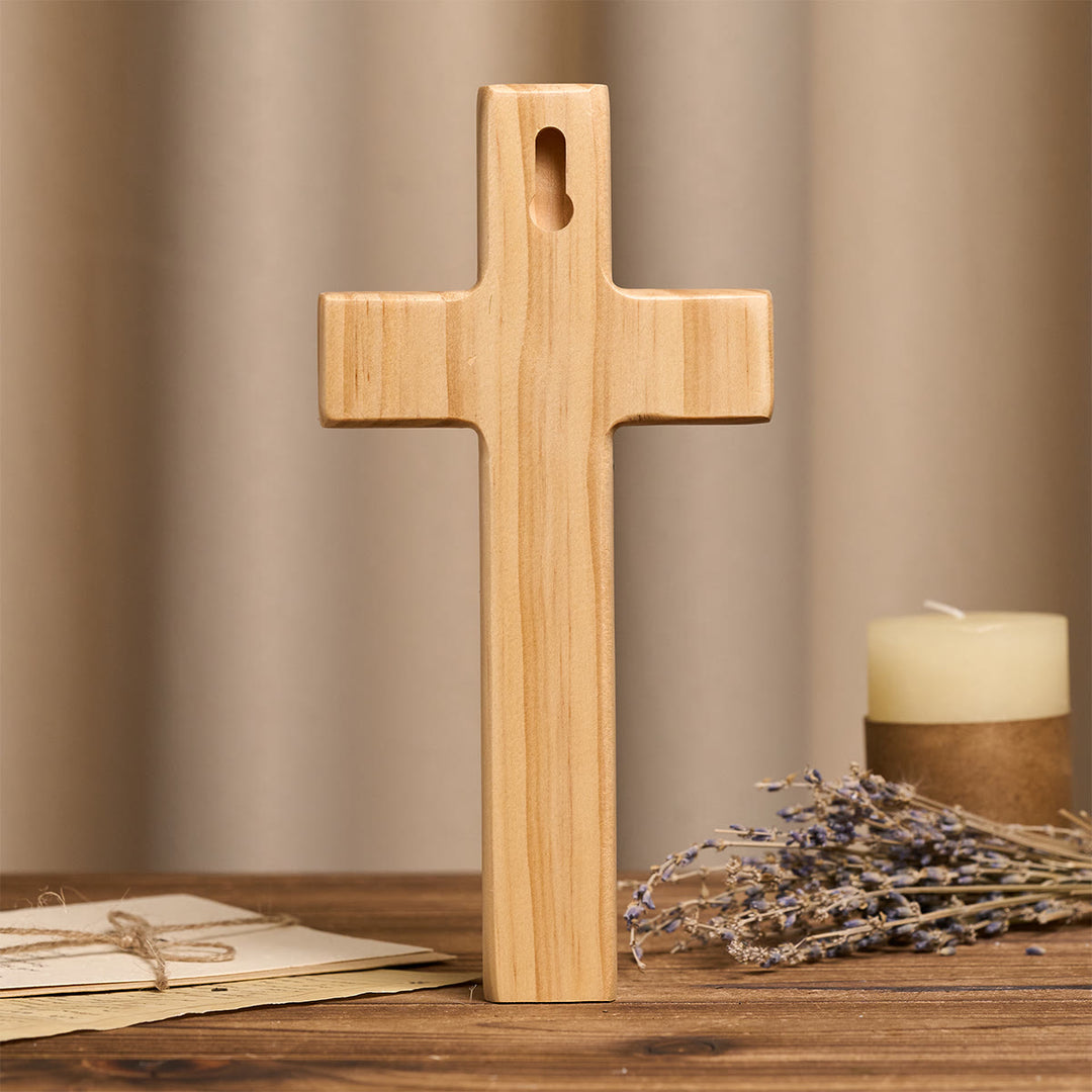 Christianartworkshop Holzkreuz als Tischdekoration: Andacht & Glaube aus der Kindheit - image 7