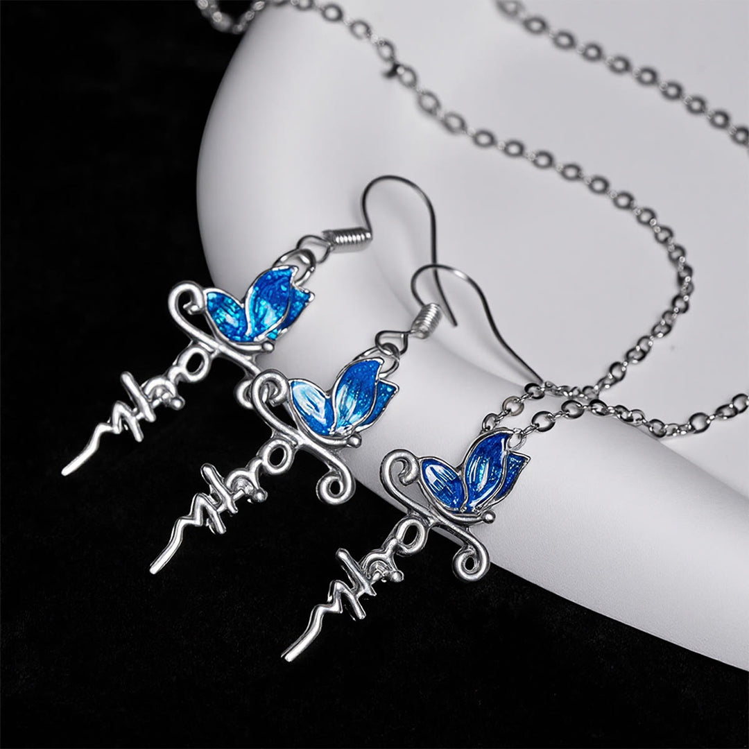 Christianartworkshop Schmetterlingskreuz-Schmuckset: Andacht & kunstvolle Symbolik - Satz - image 4