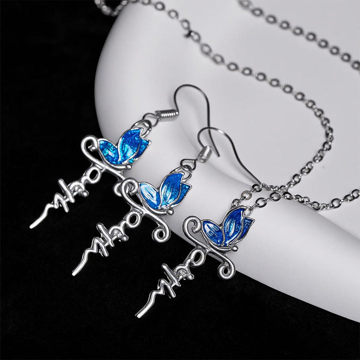 Christianartworkshop Schmetterlingskreuz-Schmuckset: Andacht & kunstvolle Symbolik - Satz - image 4