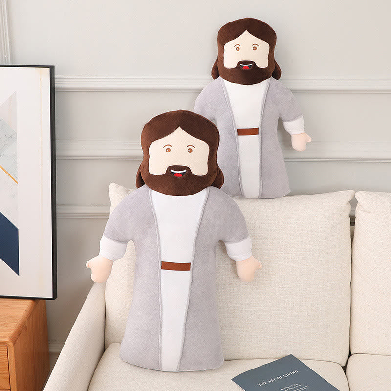 Jesus-Plüschpuppe von Christianartworkshop: Trost und Hingabe im Glauben - image 1