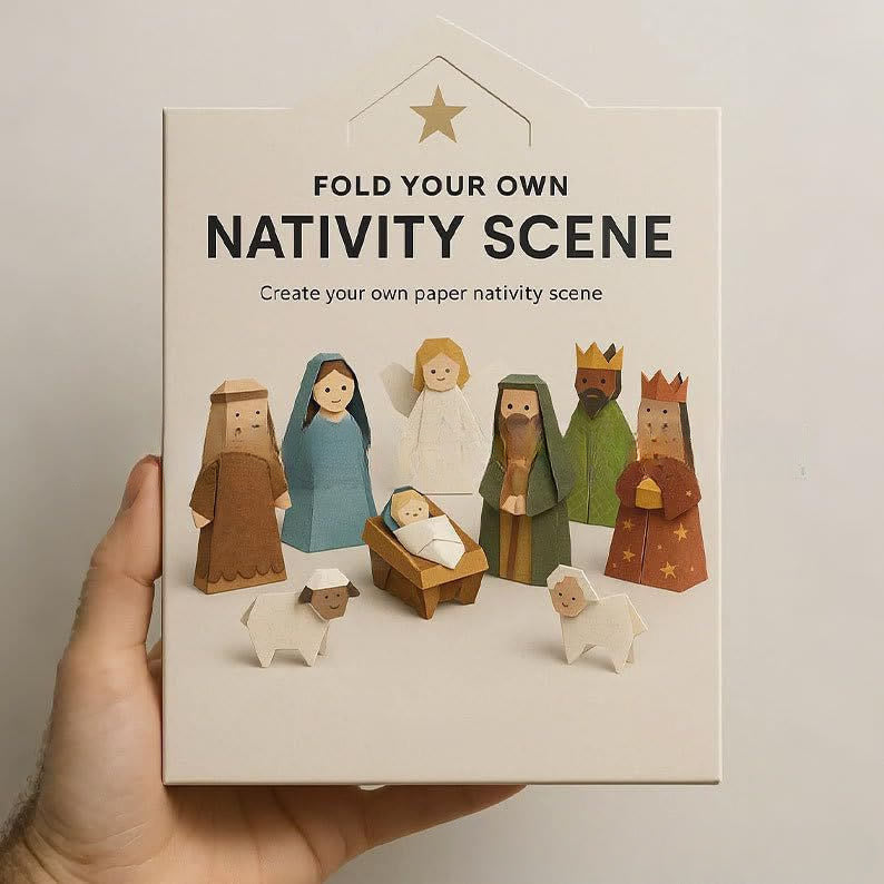 Origami-Krippenornament-Set von Christianartworkshop: Heilige Geschichte & Kunstvolle Andacht - image 2