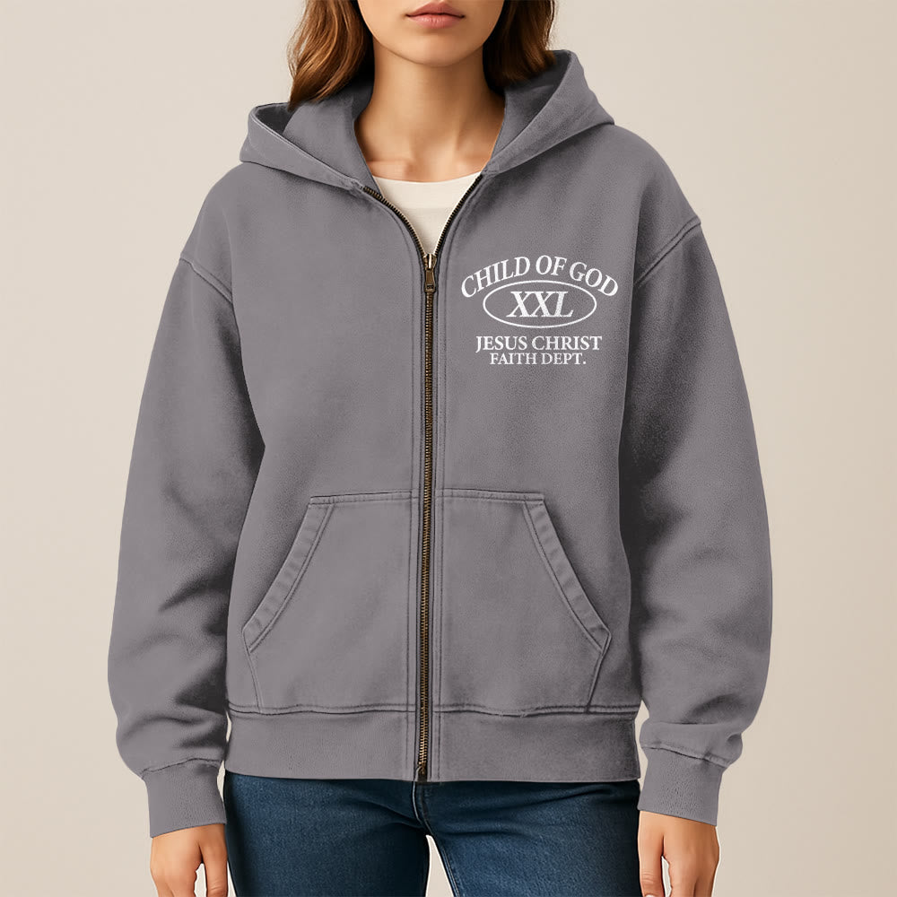 Christianartworkshop Kapuzenjacke „Child of God Identity“: Verschmelzung von Glaube und Streetstyle-Ausdruck - image 12