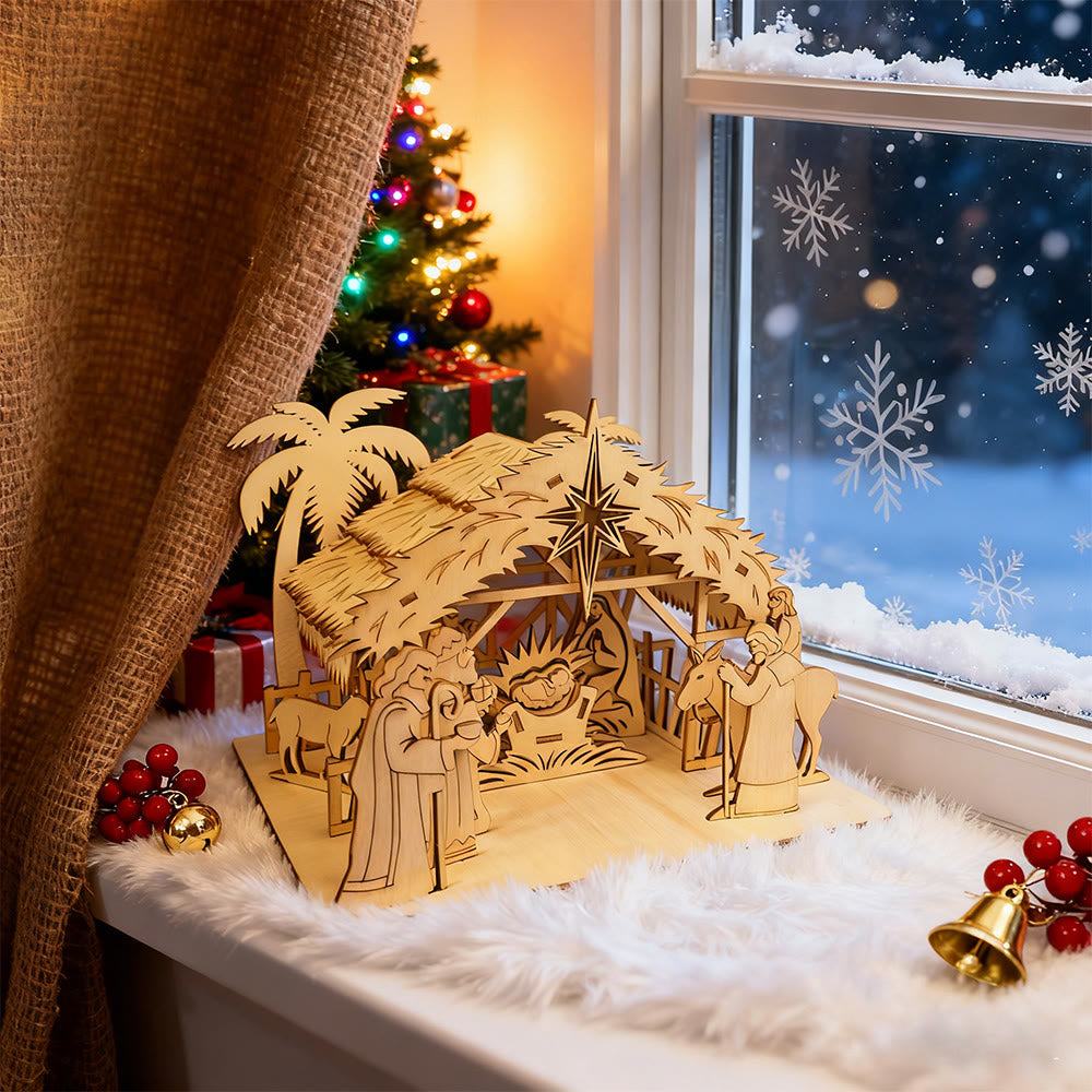 Christliche Kunstwerkstatt: Krippenfigur aus Holz – Heilige Geschichte & Festliche Andacht - image 1