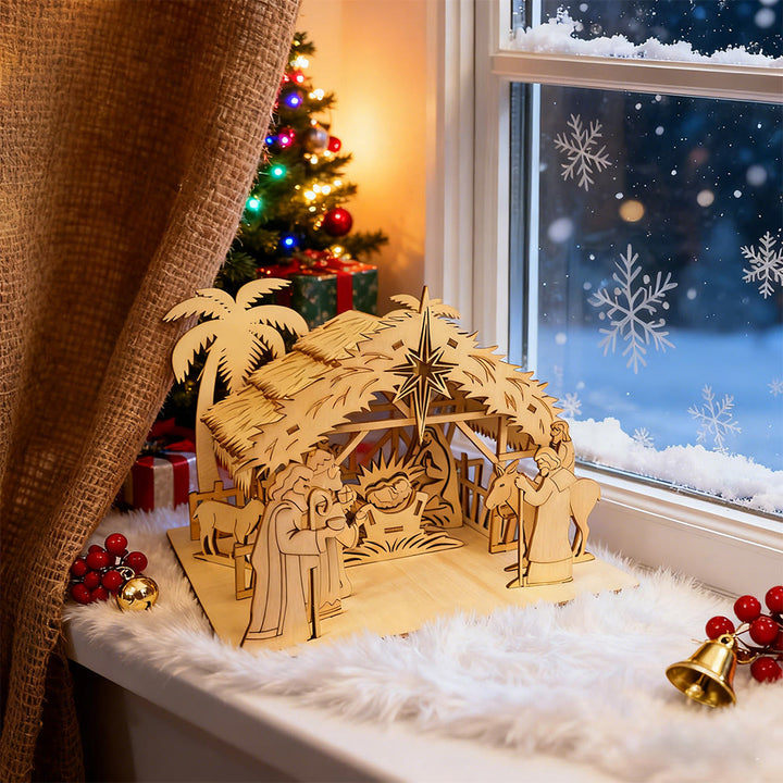 Christliche Kunstwerkstatt: Krippenfigur aus Holz – Heilige Geschichte & Festliche Andacht - image 1