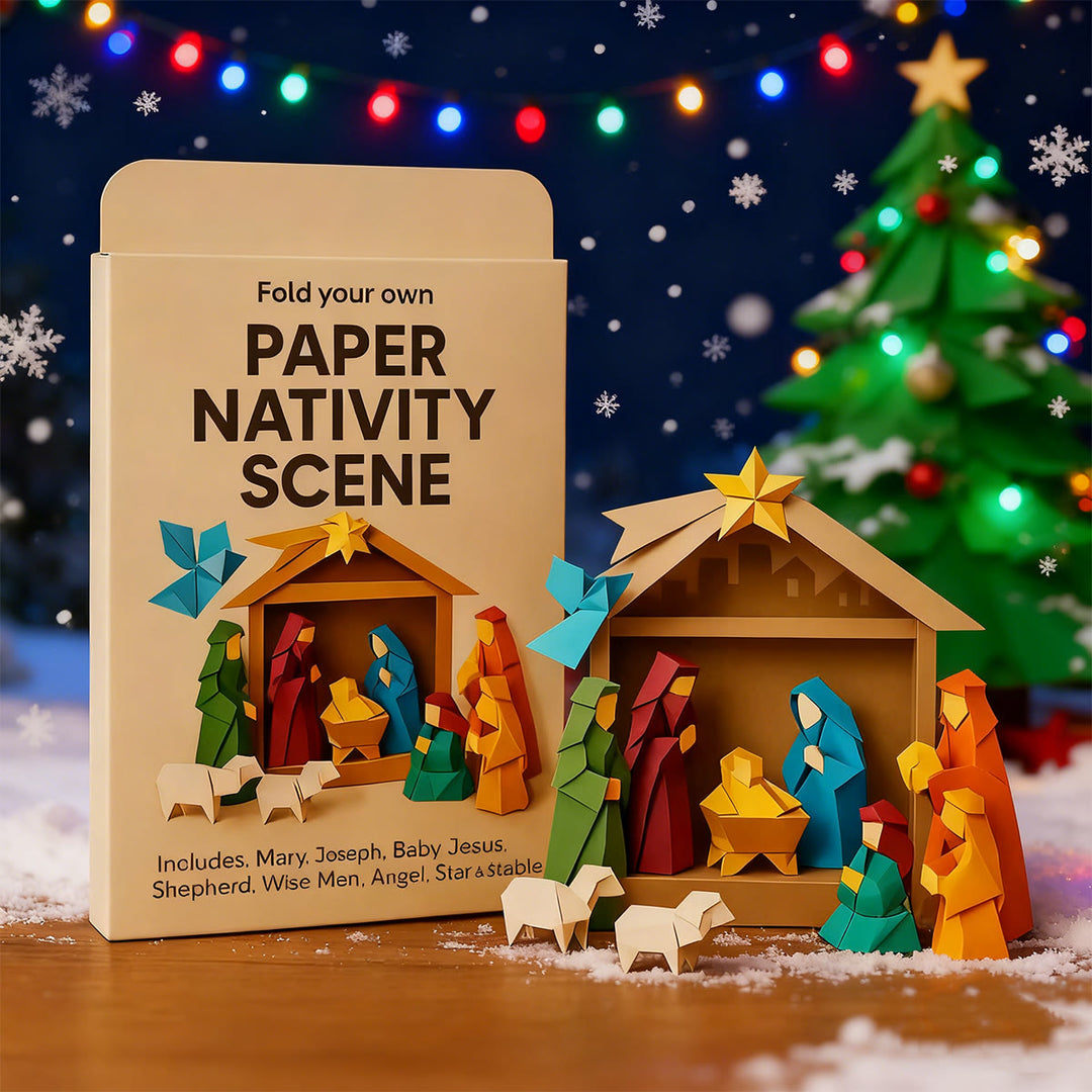 Christliche Kunstwerkstatt: Krippenfigur aus Papier – Heilige Geschichte & Kreative Andacht - image 4