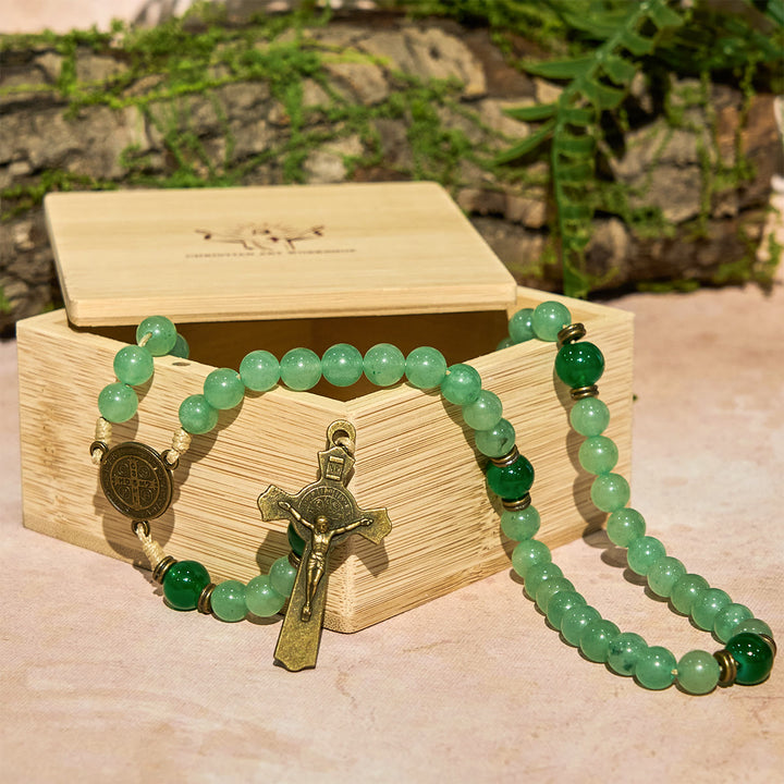 Christianartworkshop Heiliger Rosenkranz, Holz-Geschenkbox - image 3