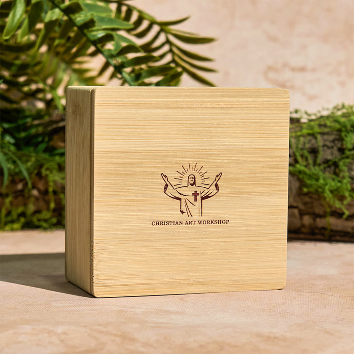 Christianartworkshop Heiliger Rosenkranz, Holz-Geschenkbox - image 2