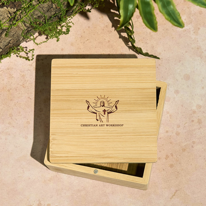 Christianartworkshop Heiliger Rosenkranz, Holz-Geschenkbox - image 6