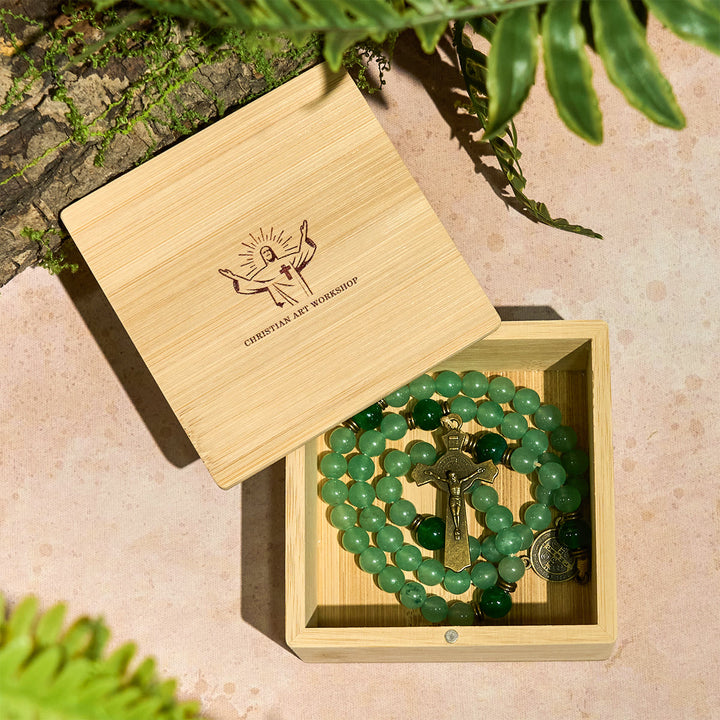 Christianartworkshop Heiliger Rosenkranz, Holz-Geschenkbox - image 5