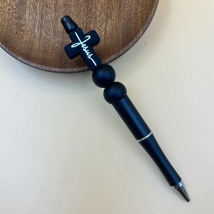 Christianartworkshop Jesus Cross Stiftserie: Ein vom Glauben inspiriertes Schreibgerät mit symbolischem Charme - Schwarz - image 8