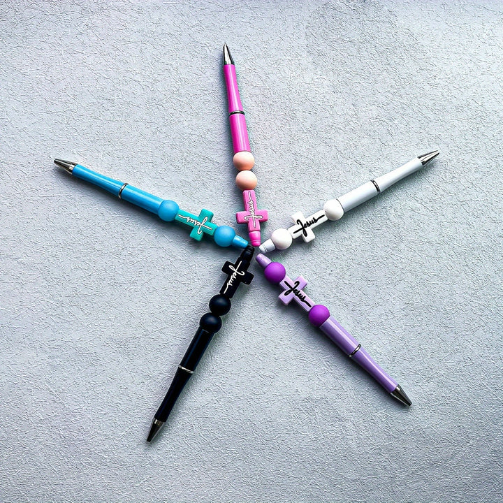 Christianartworkshop Jesus Cross Stiftserie: Ein vom Glauben inspiriertes Schreibgerät mit symbolischem Charme - image 2