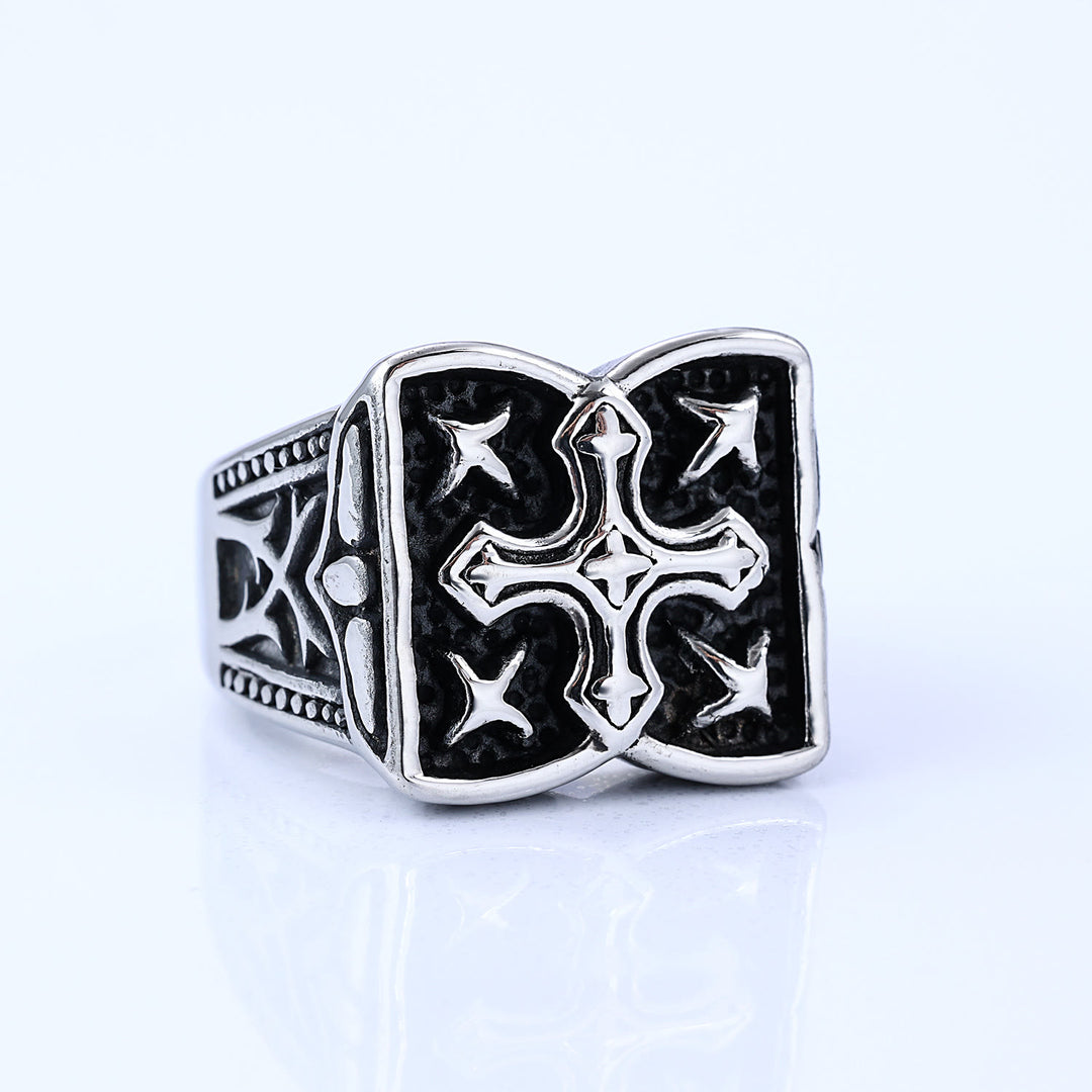 Christianartworkshop Robuster Kreuzring: Glaubensbetonter Akzent für lässige Looks - image 3