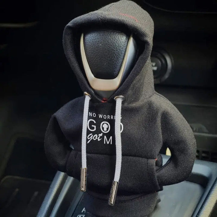 Christianartworkshop Mehrfarbiger „God Got Me“-Hoodie mit Schalthebelbezug: Ruhige Gewissheit für Autofahrten - image 1