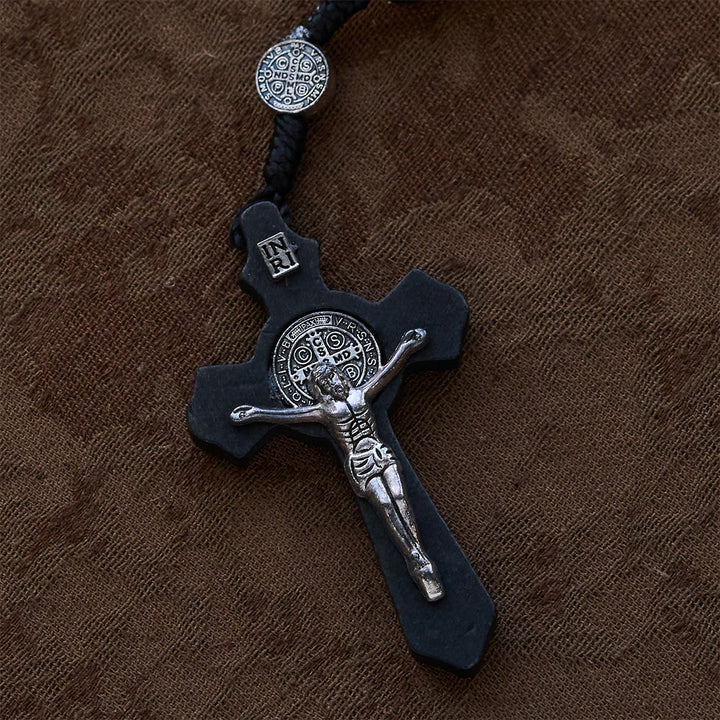 Perlenrosenkranz mit St.-Benedikt-Medaille von Christianartworkshop: Zarter Glaube für Momente des Gebets - image 15