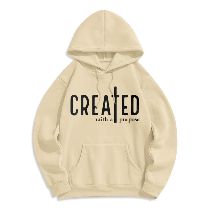 Christianartworkshop – Mit einem bestimmten Zweck geschaffener, fleecegefütterter Polyester-Hoodie - Beige - 2XL - image 3