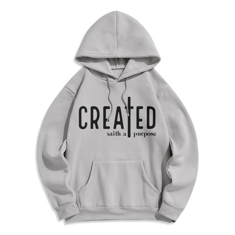 Christianartworkshop – Mit einem bestimmten Zweck geschaffener, fleecegefütterter Polyester-Hoodie - Grau - 2XL - image 4