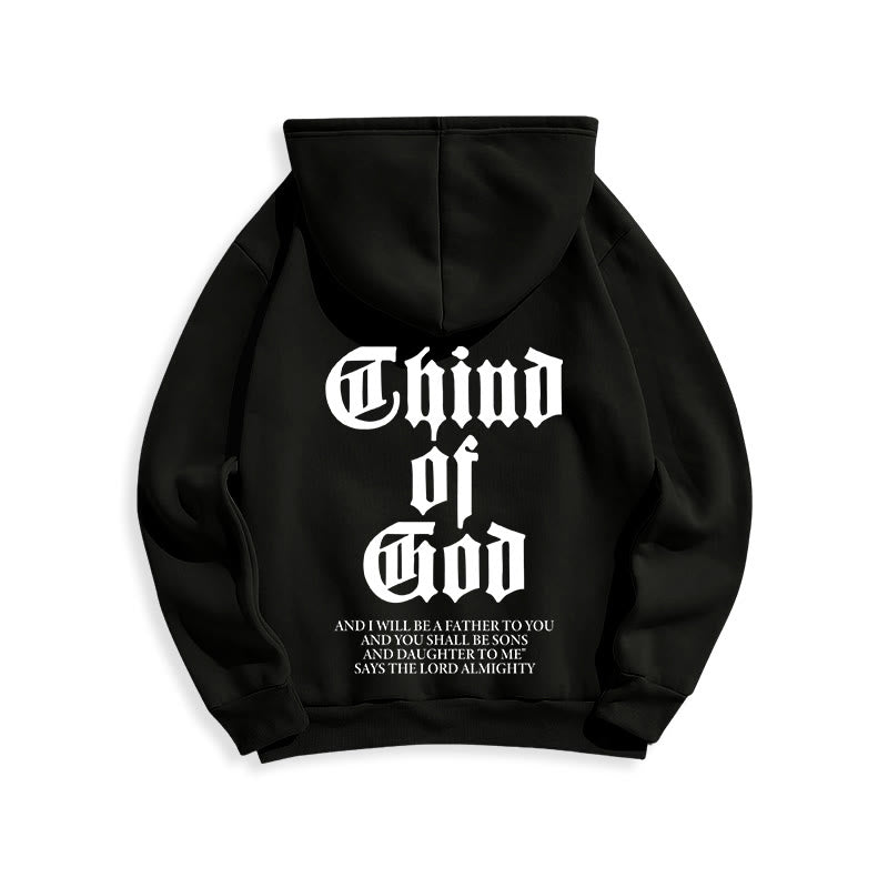 Christianartworkshop Kinder-Gottes-Schrift-Hoodie mit Fleece-Futter aus Polyester - image 2
