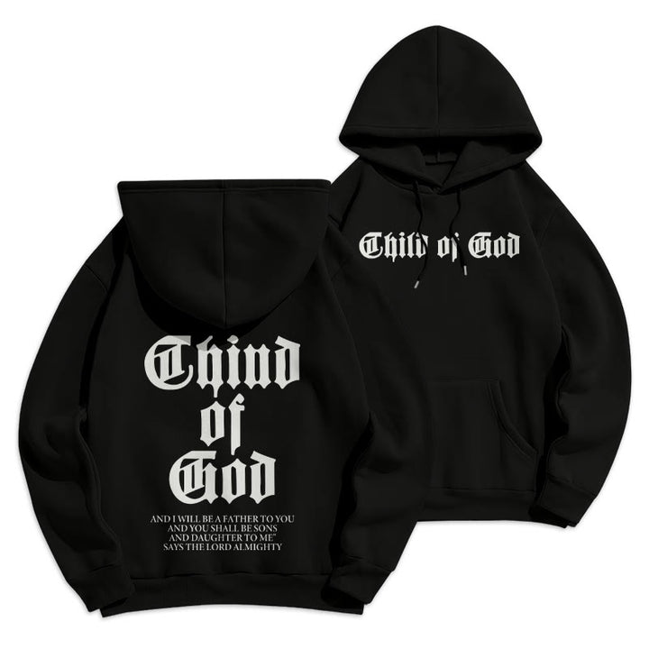 Christianartworkshop Kinder-Gottes-Schrift-Hoodie mit Fleece-Futter aus Polyester - Schwarz - 2XL - image 0