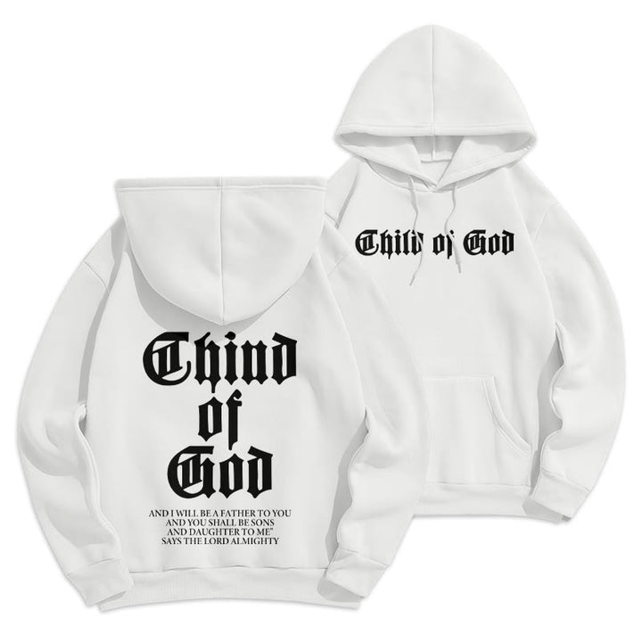 Christianartworkshop Kinder-Gottes-Schrift-Hoodie mit Fleece-Futter aus Polyester - Weiß - 2XL - image 18