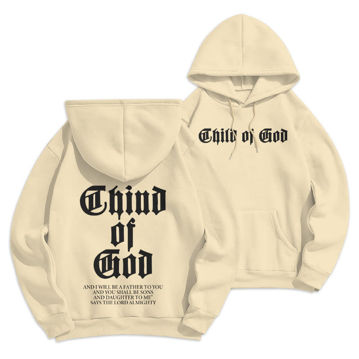 Christianartworkshop Kinder-Gottes-Schrift-Hoodie mit Fleece-Futter aus Polyester - Beige - 2XL - image 12