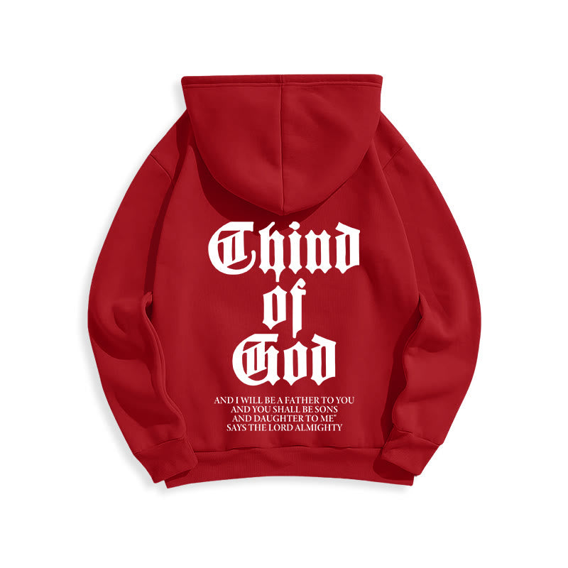 Christianartworkshop Kinder-Gottes-Schrift-Hoodie mit Fleece-Futter aus Polyester - image 8