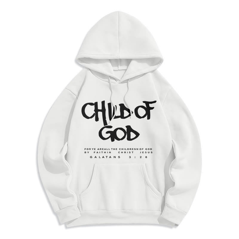 Christianartworkshop Kind Gottes Galater 3,26 Glaube Fleecegefütterter Polyester-Hoodie - image 7