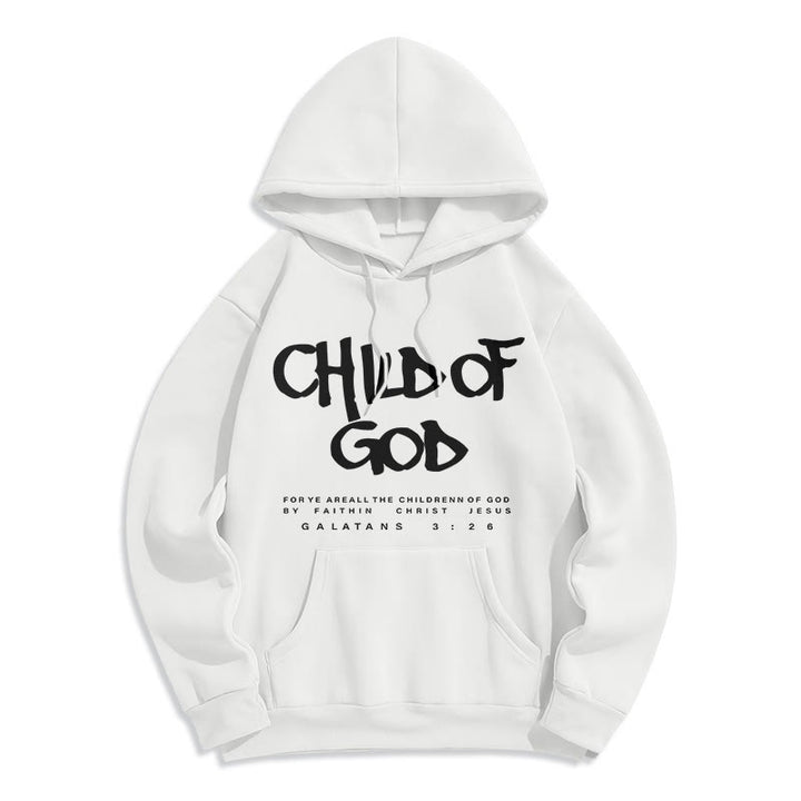 Christianartworkshop Kind Gottes Galater 3,26 Glaube Fleecegefütterter Polyester-Hoodie - image 7