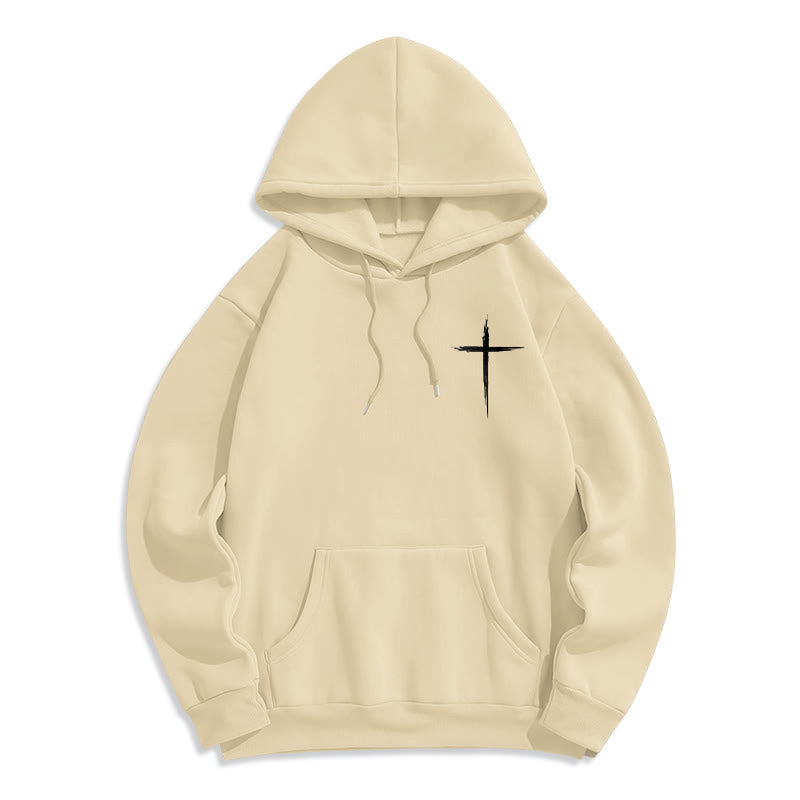 Christianartworkshop Jesus rettet Johannes 14:6 Glaubens-Fleece-gefütterter Polyester-Hoodie - image 22
