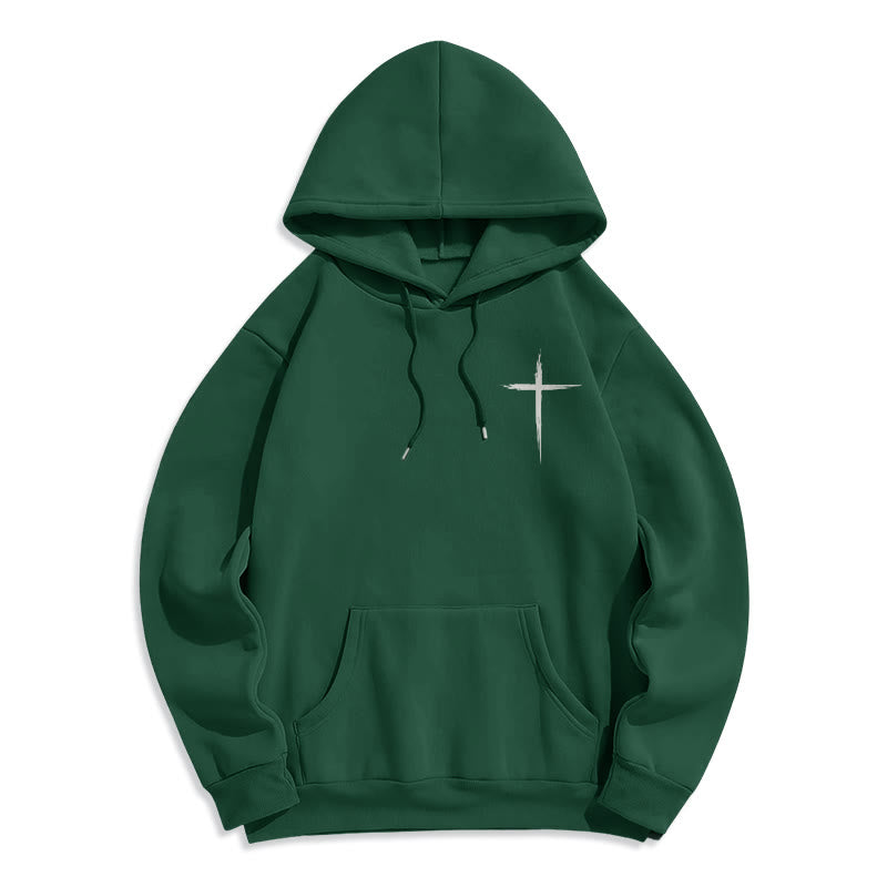 Christianartworkshop Jesus rettet Johannes 14:6 Glaubens-Fleece-gefütterter Polyester-Hoodie - image 19