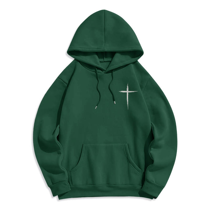 Christianartworkshop Jesus rettet Johannes 14:6 Glaubens-Fleece-gefütterter Polyester-Hoodie - image 19