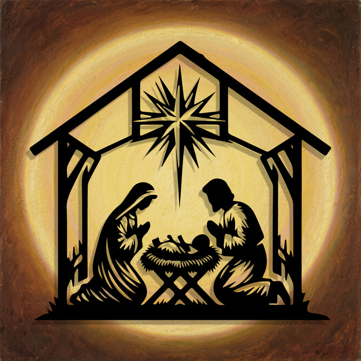 Christliche Wanddekoration aus Metall: Weihnachtsstern – Tägliche Glaubenserinnerung für Räume - image 3