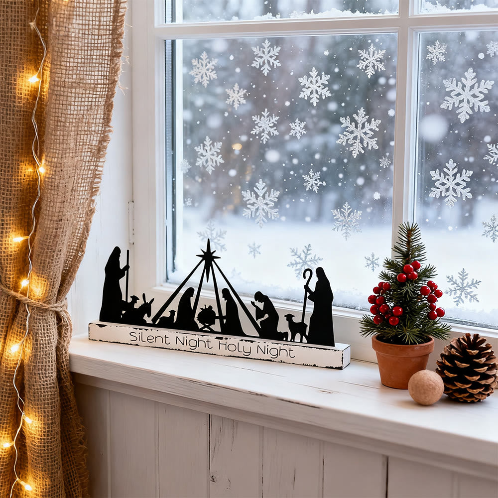 Christliche Kunstwerkstatt: Stille Nacht – Eiserne Krippe: Sanftes Gnadenzeichen für festliche Räume - image 1