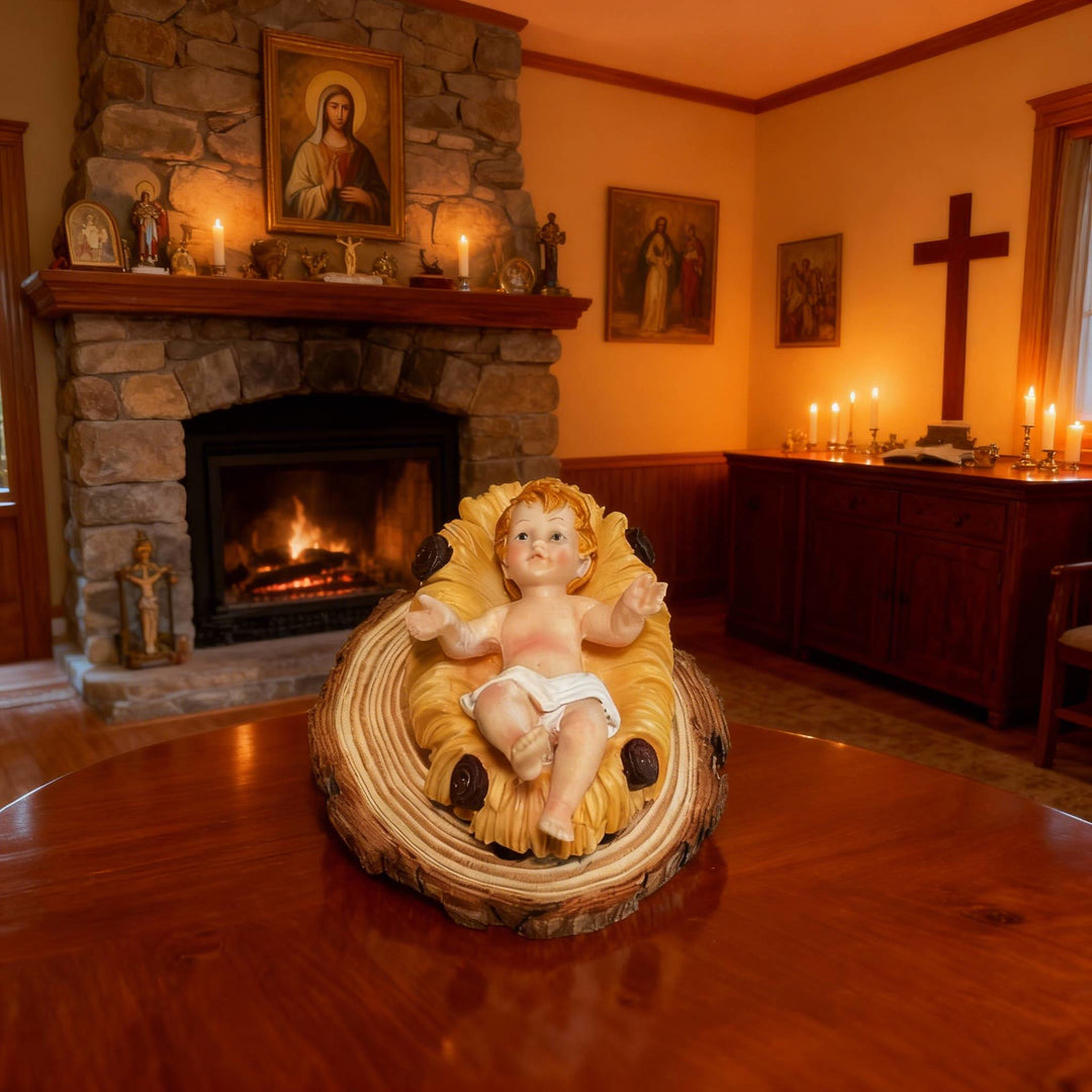 Christliche Krippenfiguren-Deko: Handbemalte Krippenfiguren für den Hausaltar - image 4