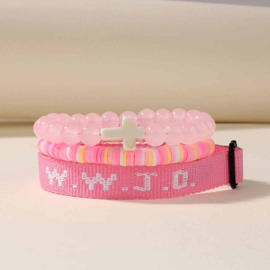 Armband „Glaubensimpuls“ von Christianartworkshop mit Kreuzperle und WWJD-Karte: Geschenkfertiges Erinnerungsstück - image 1