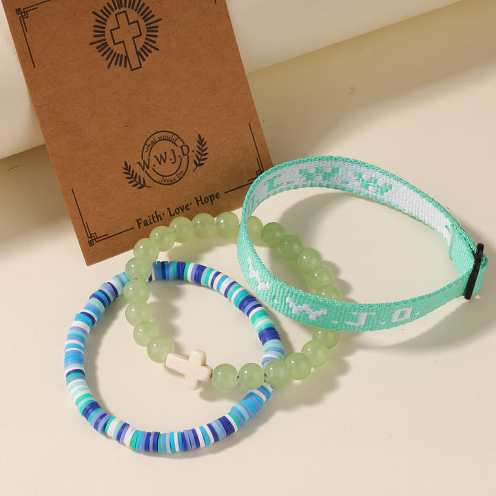 Armband „Glaubensimpuls“ von Christianartworkshop mit Kreuzperle und WWJD-Karte: Geschenkfertiges Erinnerungsstück - image 5