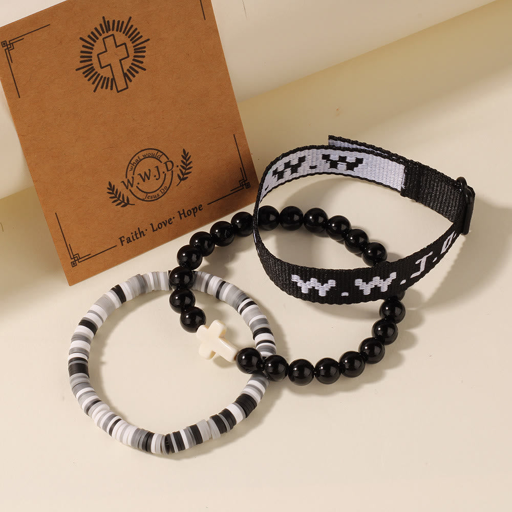 Armband „Glaubensimpuls“ von Christianartworkshop mit Kreuzperle und WWJD-Karte: Geschenkfertiges Erinnerungsstück - image 8