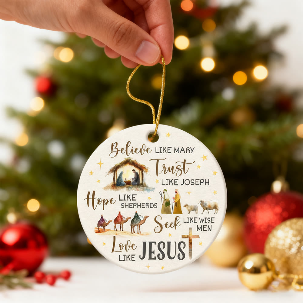 Christliche Kunstwerkstatt: Herzerwärmende Weihnachtsbotschaft als Erinnerung an die ständige Gnade für Zuhause - image 1