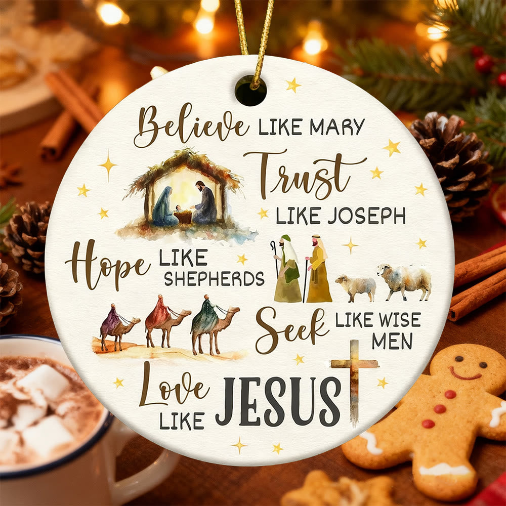 Christliche Kunstwerkstatt: Herzerwärmende Weihnachtsbotschaft als Erinnerung an die ständige Gnade für Zuhause - image 4