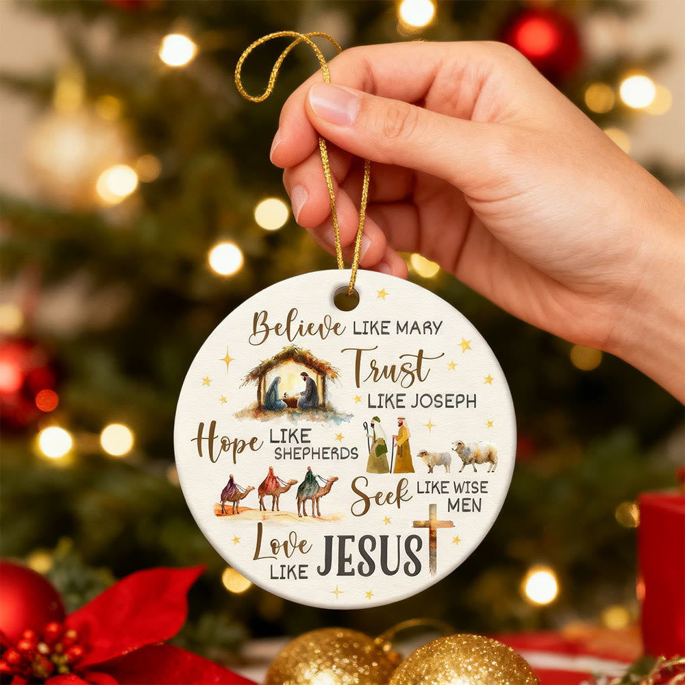 Christliche Kunstwerkstatt: Herzerwärmende Weihnachtsbotschaft als Erinnerung an die ständige Gnade für Zuhause - image 2