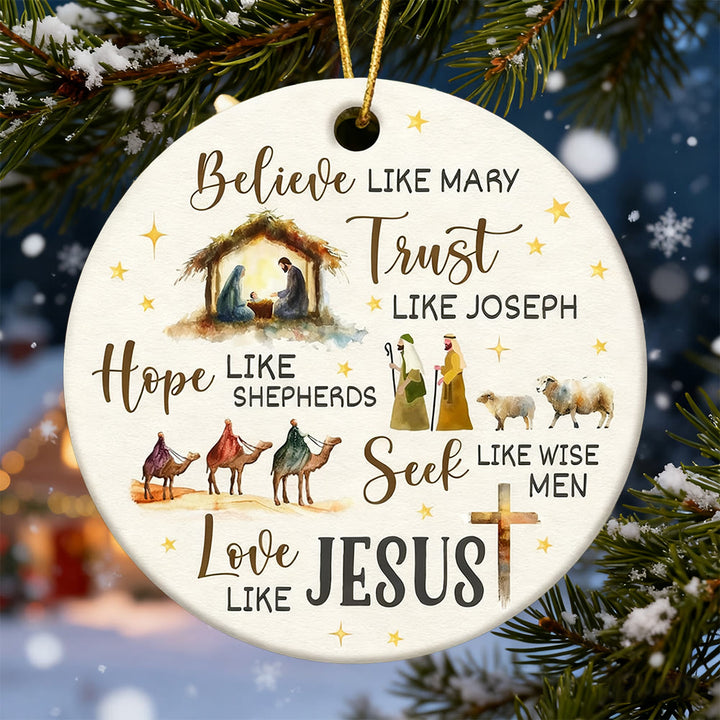 Christliche Kunstwerkstatt: Herzerwärmende Weihnachtsbotschaft als Erinnerung an die ständige Gnade für Zuhause - Acryl - image 0