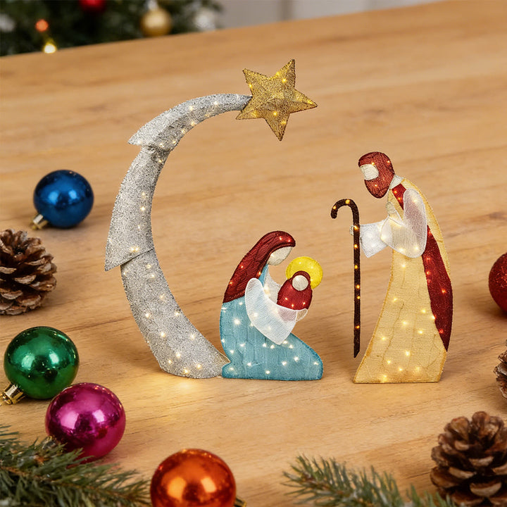 Christianartworkshop Weihnachtsstern-Lichter-Deko-Serie: Göttliche Gegenwart und Weihnachtsverehrung - image 10