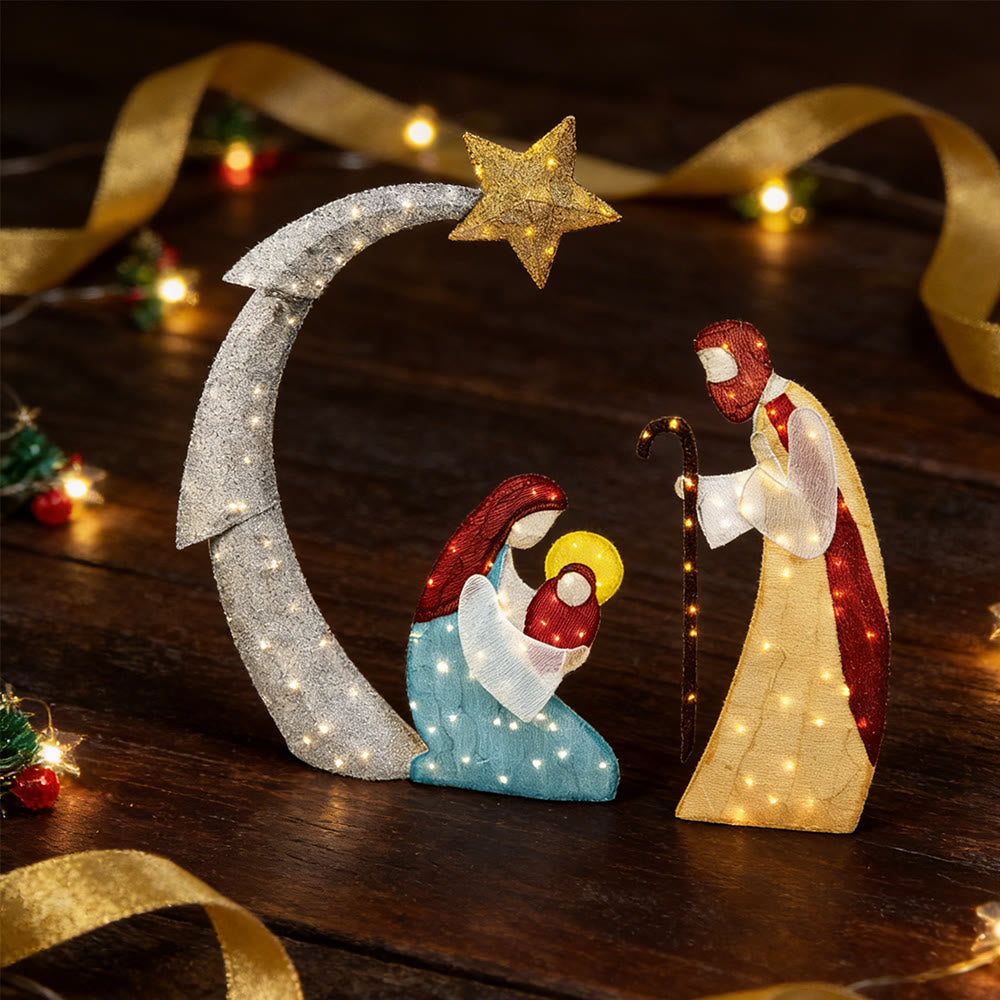 Christianartworkshop Weihnachtsstern-Lichter-Deko-Serie: Göttliche Gegenwart und Weihnachtsverehrung - image 11