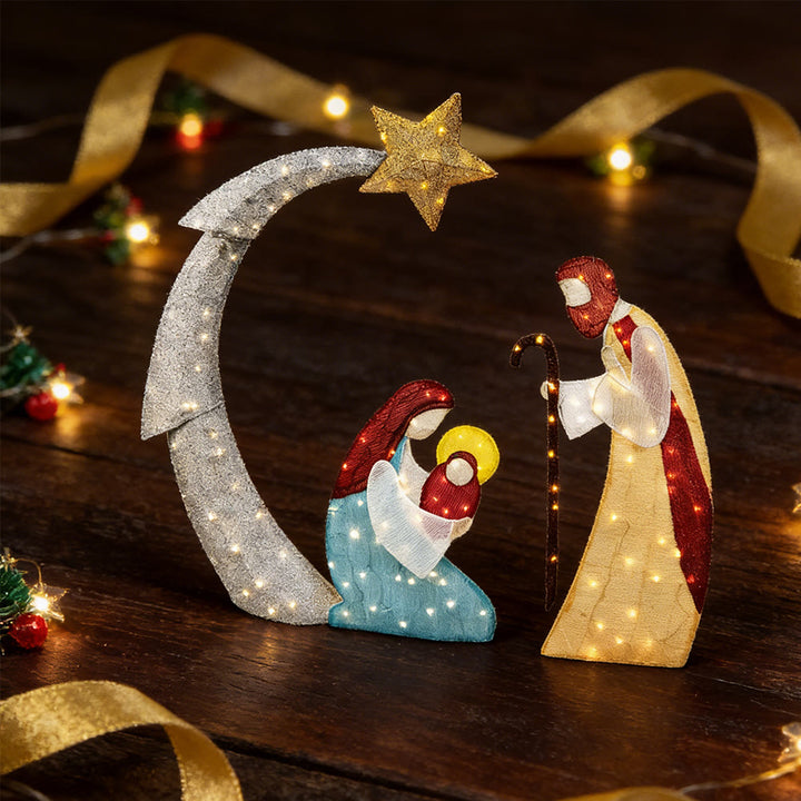 Christianartworkshop Weihnachtsstern-Lichter-Deko-Serie: Göttliche Gegenwart und Weihnachtsverehrung - image 11