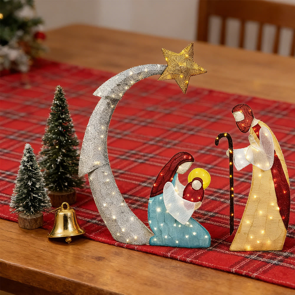 Christianartworkshop Weihnachtsstern-Lichter-Deko-Serie: Göttliche Gegenwart und Weihnachtsverehrung - image 14