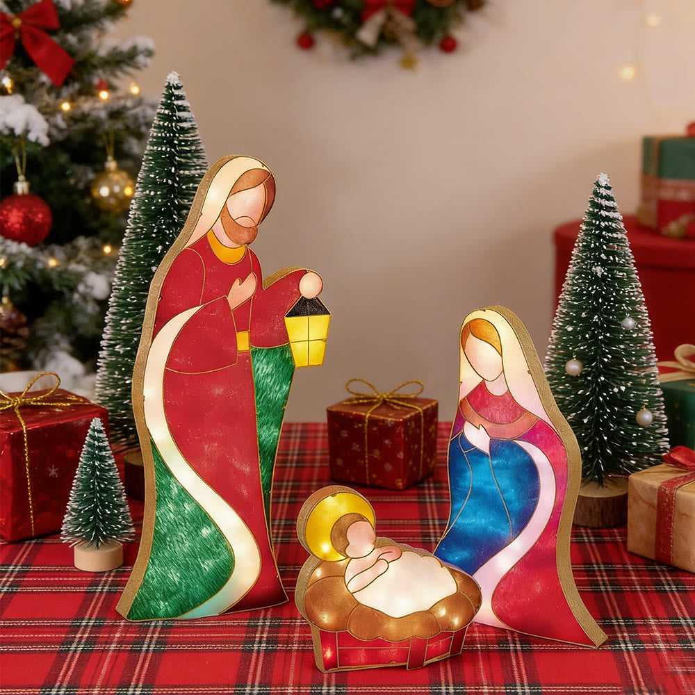 Christianartworkshop Weihnachtsstern-Lichter-Deko-Serie: Göttliche Gegenwart und Weihnachtsverehrung - image 12