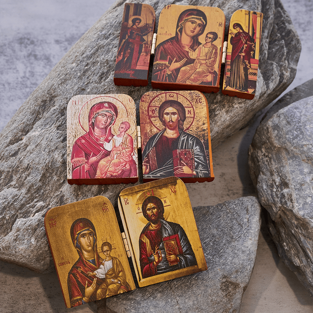 Christianartworkshop Robuste spirituelle Ikone: Stille Erinnerung an die göttliche Gegenwart - image 1