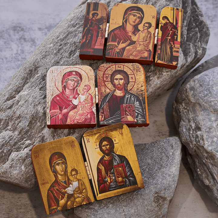Christianartworkshop Robuste spirituelle Ikone: Stille Erinnerung an die göttliche Gegenwart - image 1