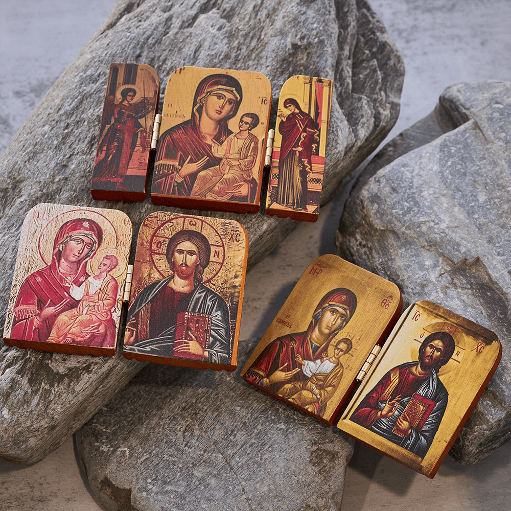 Christianartworkshop Robuste spirituelle Ikone: Stille Erinnerung an die göttliche Gegenwart - image 3