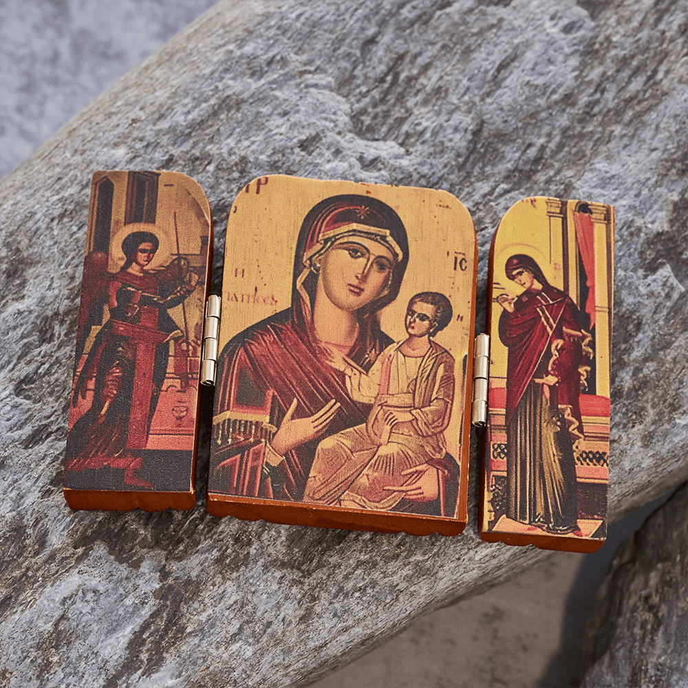 Christianartworkshop Robuste spirituelle Ikone: Stille Erinnerung an die göttliche Gegenwart - image 11